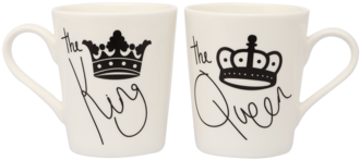 King Queen Mug - Mug (340x510), Png Download