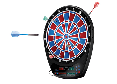 Electronic Dartboard, Red/blue - Dartboards (500x500), Png Download