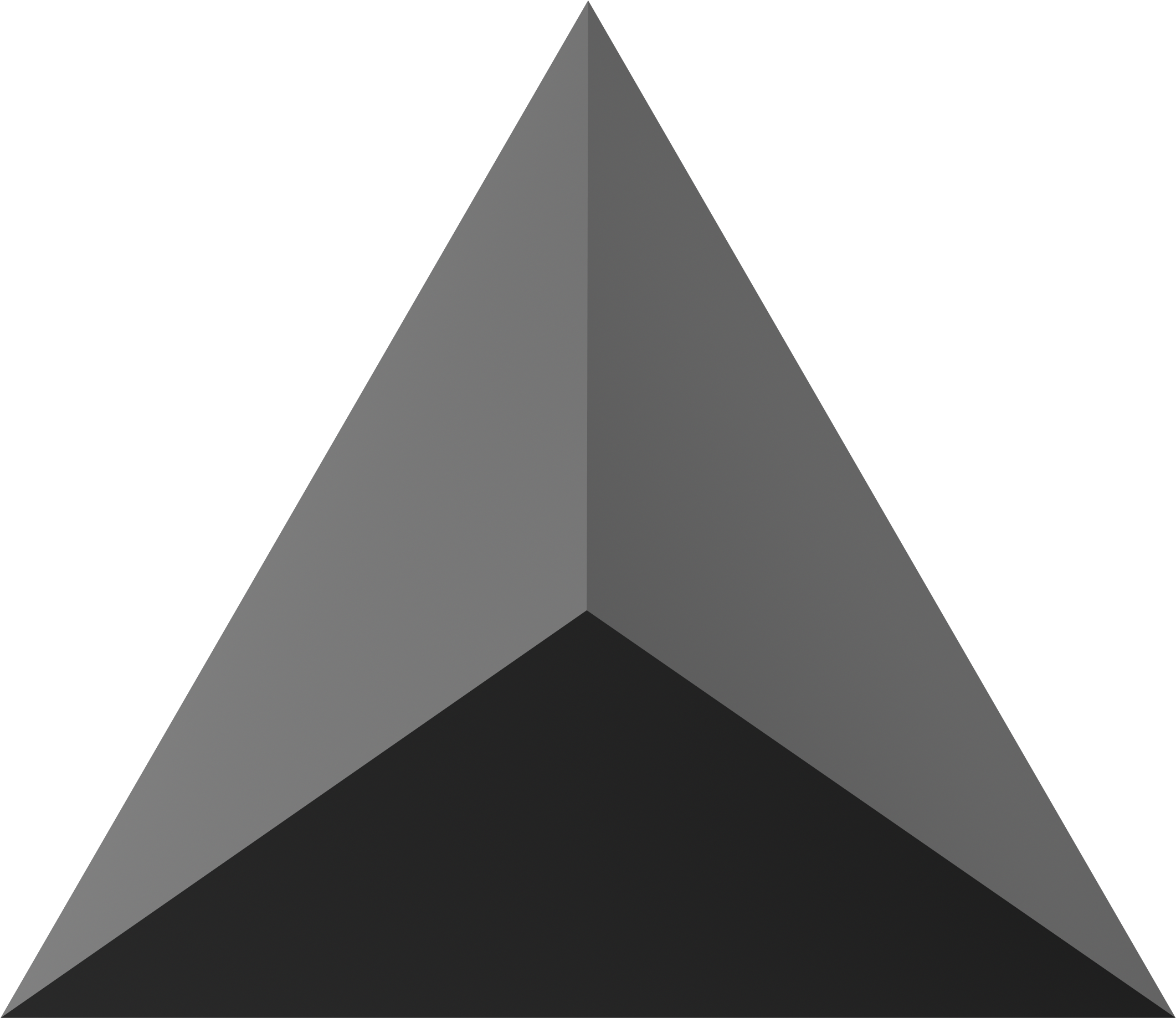 I Created And Rendered A Simple Pyramid Shape With - Dreieck Schwarz Png (4096x4096), Png Download