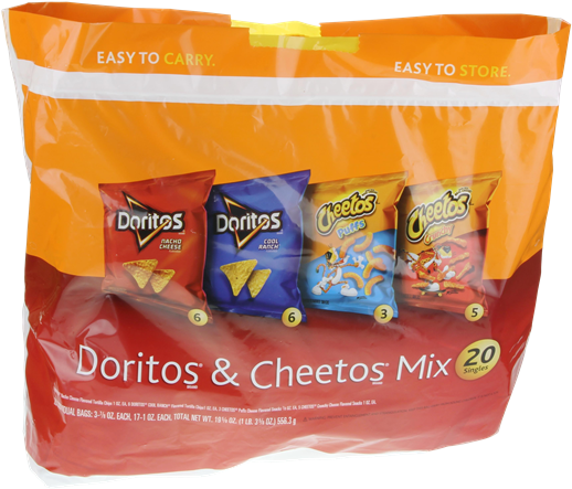 Doritos Bag Png - Cheetos Variety Pack (600x513), Png Download