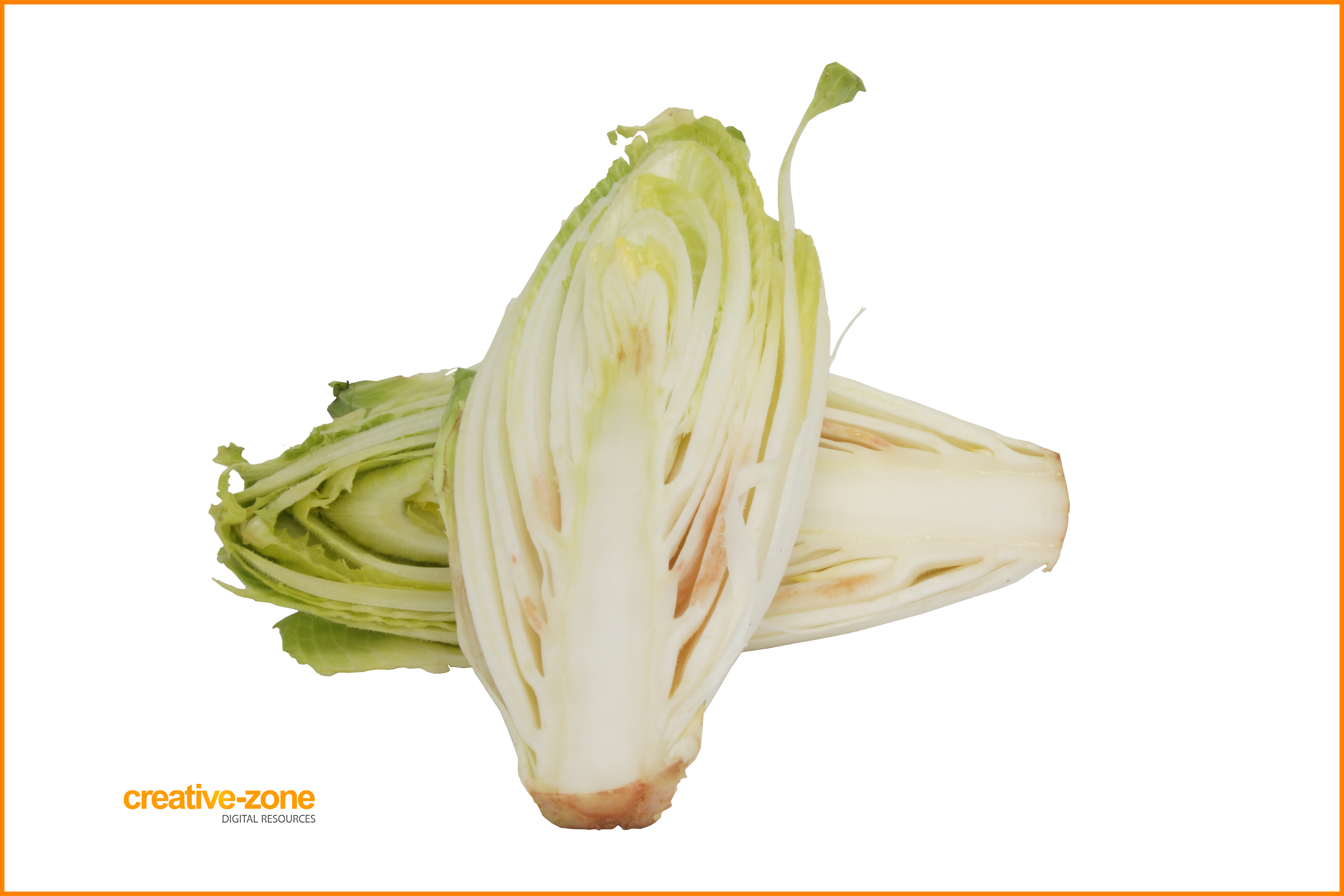 Napa Cabbage, Sliced, Transparent - Napa Cabbage (6030x4020), Png Download