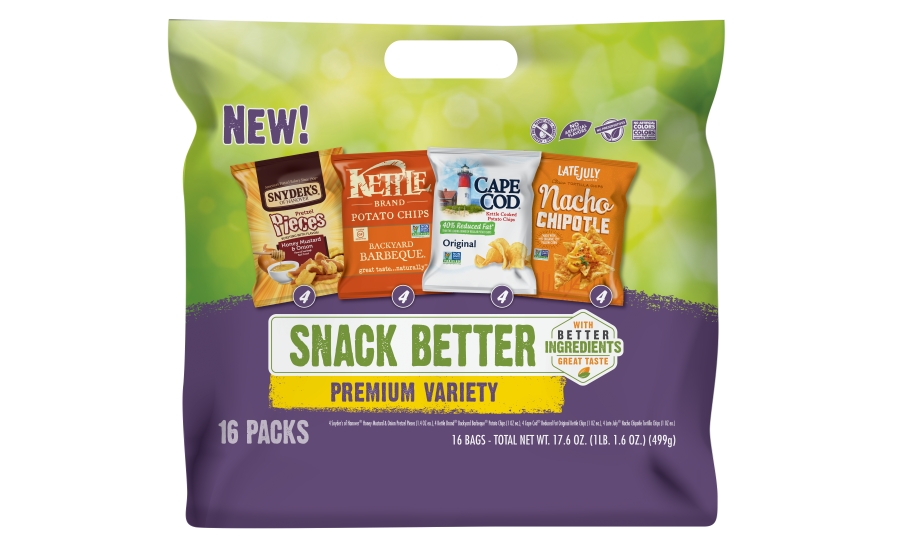 Snyder's Lance Multi Brand Snack Packs - Plum Organics Stage 2 Purees - Blueberry Pear (900x550), Png Download