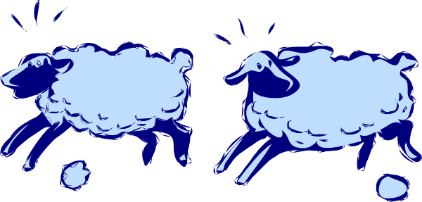 Running Sheep Svg Clip Arts 600 X 287 Px (600x287), Png Download