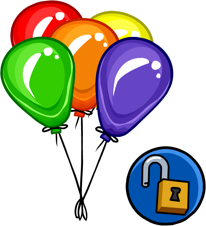 Bunch Of Balloons - Balloons Clipart (686x752), Png Download