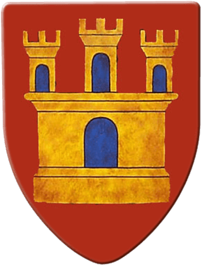 Medieval Castle Steel Battle Shield - Castle Shield (555x555), Png Download
