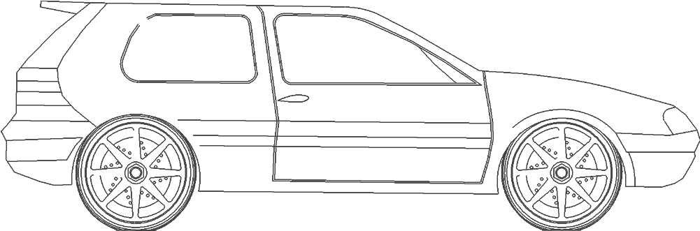 Volkswagen Golf Mk3 (1000x1000), Png Download