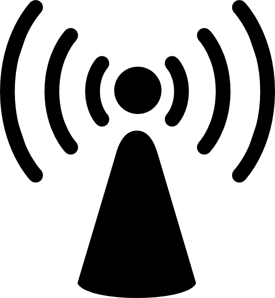 There Is 49 Oil Rig Tower Free Cliparts All Used For - Telecommunication Clipart Black And White (552x598), Png Download