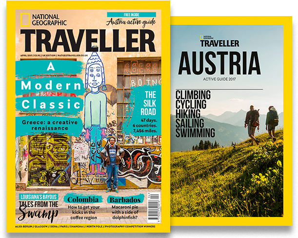National Geographic Traveller April 2017 Available - National Geographic Traveler (610x500), Png Download