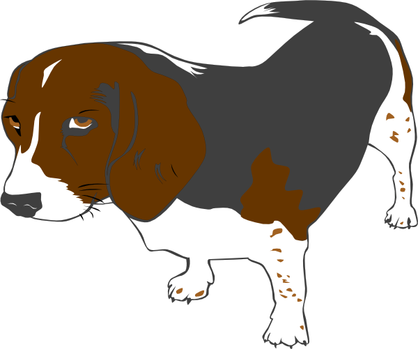 How To Set Use Beagle Dog Clipart - Dog Clipart (600x501), Png Download