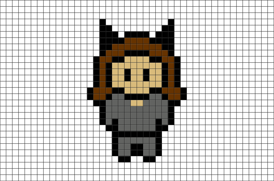 Pixel Art Catwoman (880x581), Png Download