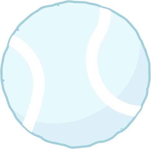 Tennis Ball Frozen - Circle (487x481), Png Download