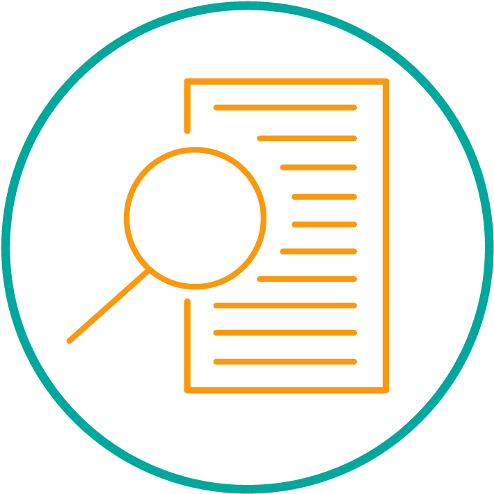 Hyi Icon Magnifyingglass 01 - Circle (833x833), Png Download