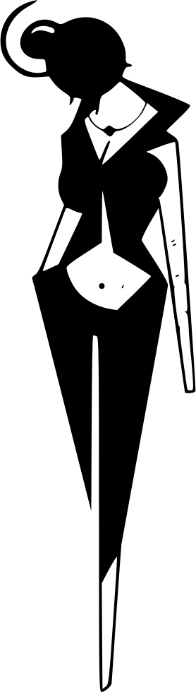 Fashion Girl New Tattoo Comments - Fashion Girl Icon Png (278x980), Png Download