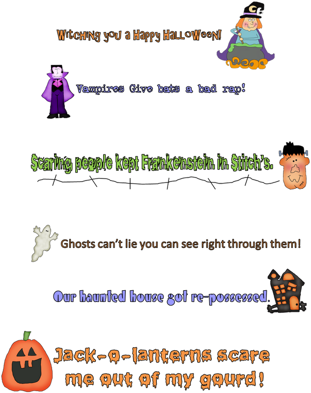 Halloween Sayings For Kids (679x800), Png Download