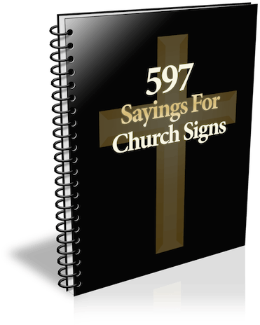 Sayings For Church Signs Binder - Special Reports (400x490), Png Download