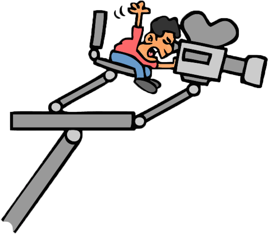 Digital Advocators - Cartoon Camera Man Png (882x767), Png Download