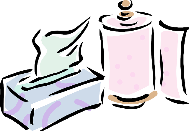 Kleenex Tissues - “ - Paper Towel Clipart (640x445), Png Download