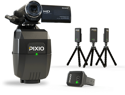 This Pack Includes A Complet Pixio Robot Cameraman - Pixio Camera (500x393), Png Download