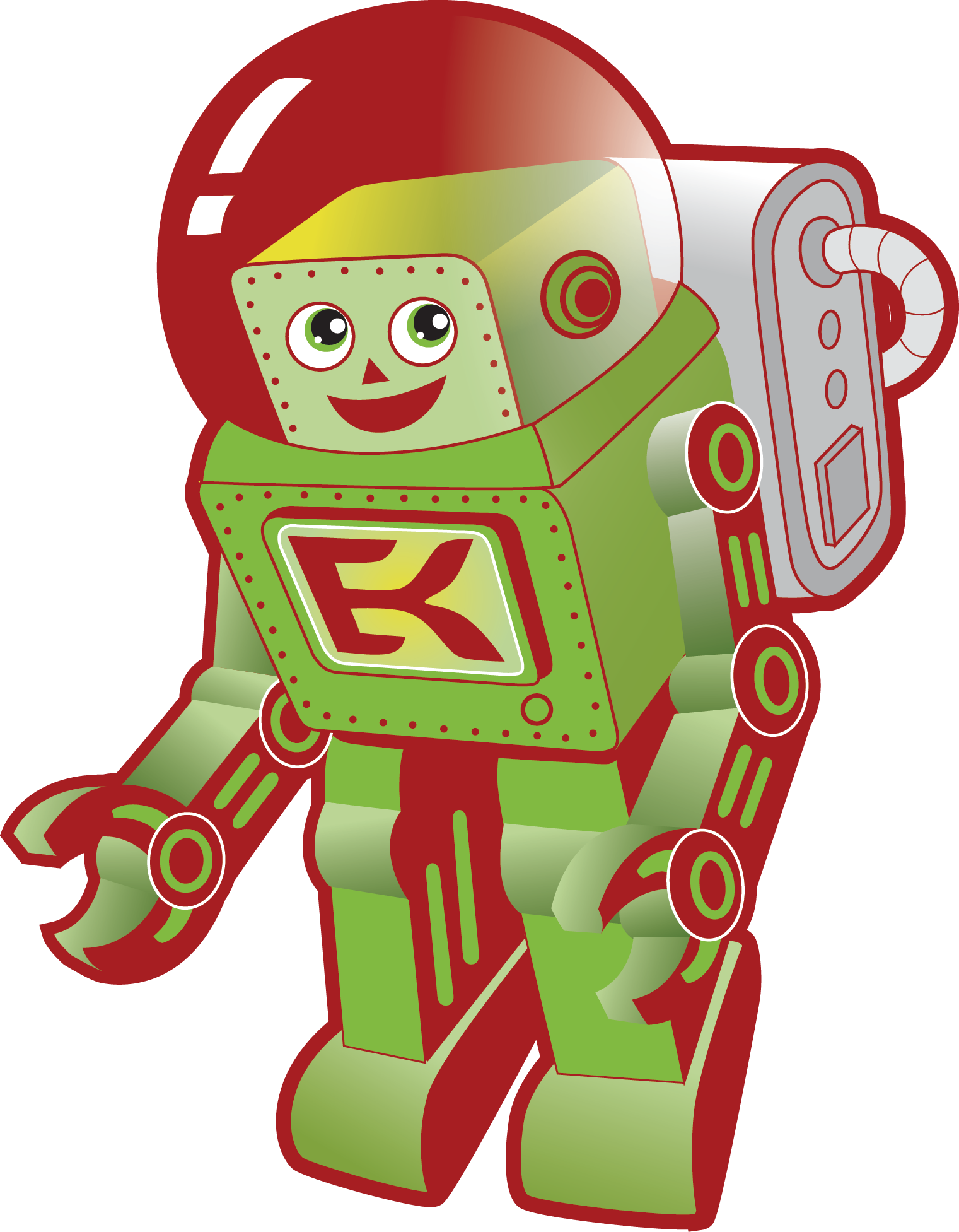 Efk Astronaut Mascot Gently Floating - Engineering For Kids Logo (365x469), Png Download