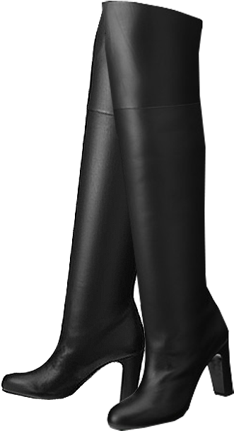 Knee-high Boot (643x643), Png Download