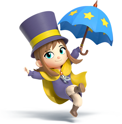 Hat Kid - Hat In Time Smash Bros (409x409), Png Download