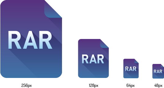 Example Icons - Icon Png Files Rar (537x289), Png Download