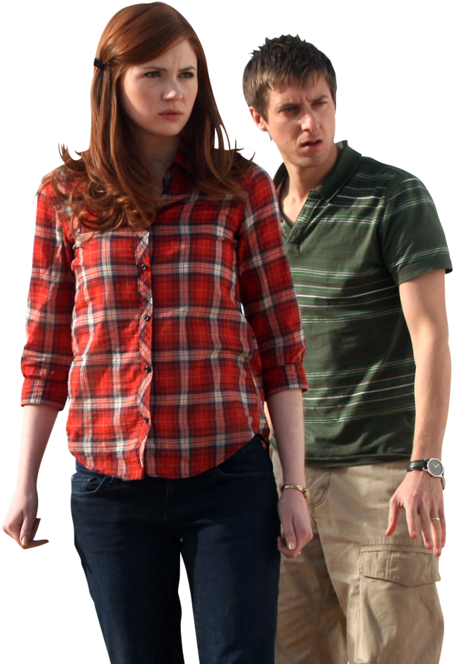 Amy Rory And River (330x412), Png Download