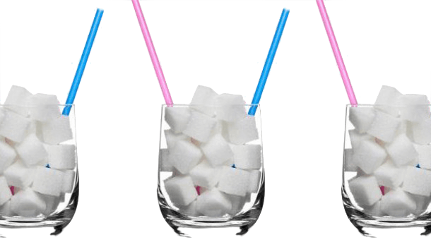 28 Teaspoons Of Sugar (610x343), Png Download