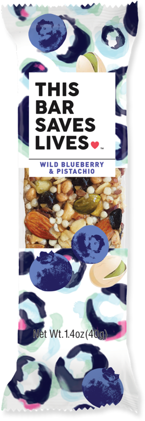 Blueberry Pistachio This Bar Saves Lives (740x858), Png Download