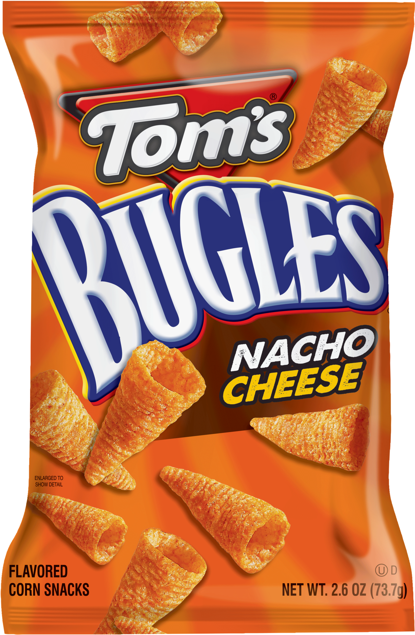 Tom's Nacho Cheese Bugles - Tom's Bugles (1339x2048), Png Download