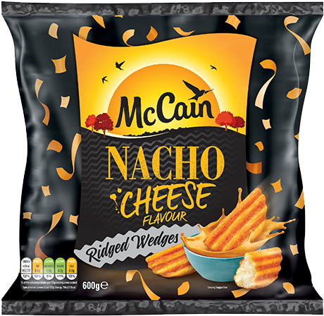 With Nacho Cheese - Mccain Triple Cooked Chips (500x500), Png Download