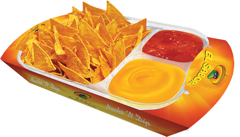 Tray W/ Dbl Lid View Product - Nachos Tray (915x536), Png Download