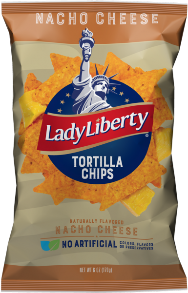 Nacho Cheese Tortilla Chips - Tortilla Chip (600x600), Png Download
