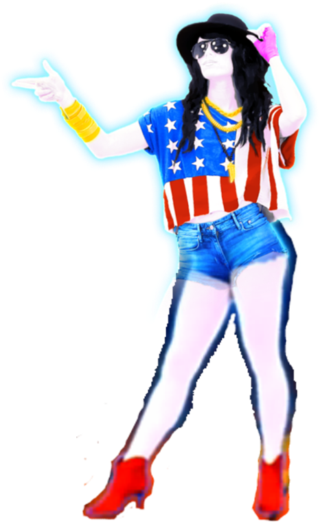 Timber Girl - Just Dance Timber Girl (599x851), Png Download