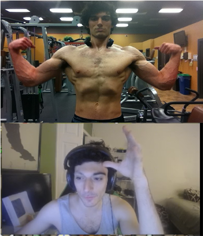 Gains From 4 Years Of Runescape Not Even Once - Ice Poseidon Men's Physique (640x480), Png Download