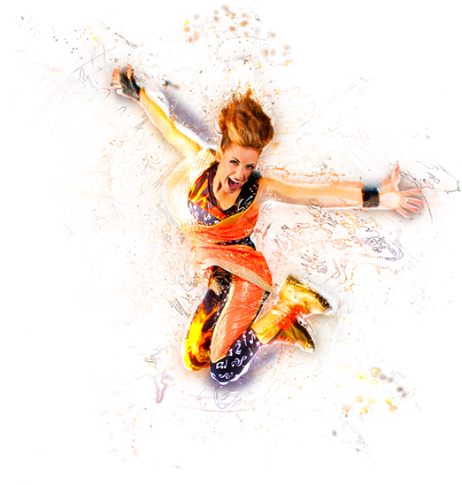 The Funky Chicks (546x547), Png Download