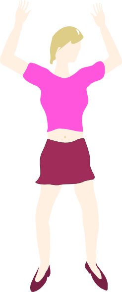How To Set Use Dancing Girl Svg Vector (246x589), Png Download