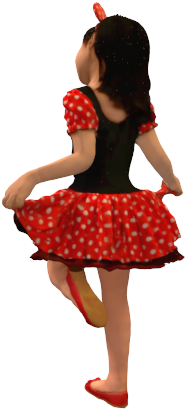 3d Preview Dancing Girl - Girl (500x500), Png Download
