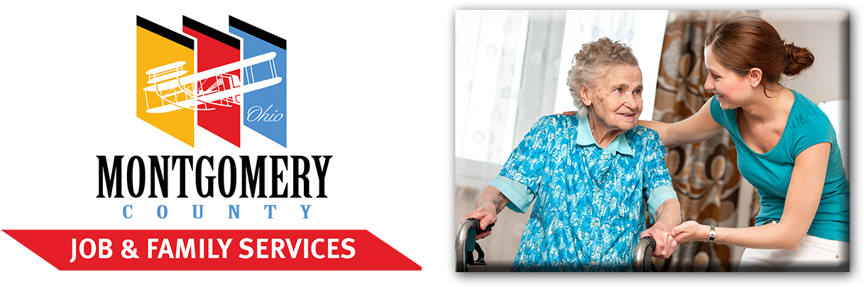 Elderly - Montgomery County, Ohio (1227x432), Png Download