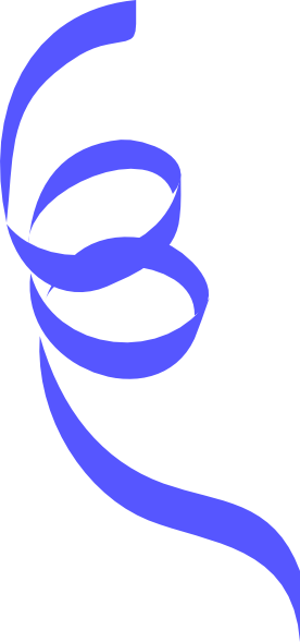 Blue Confetti Clip Art (276x589), Png Download