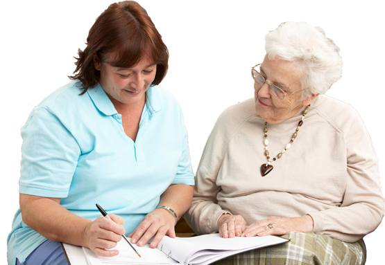 Respite Care For The Elderly - Written Communication In A Care Home (555x383), Png Download