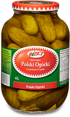 Bick's® Polski Ogorki Dill Pickles - Bick's Bick S Sweet Mix Pickles (600x395), Png Download