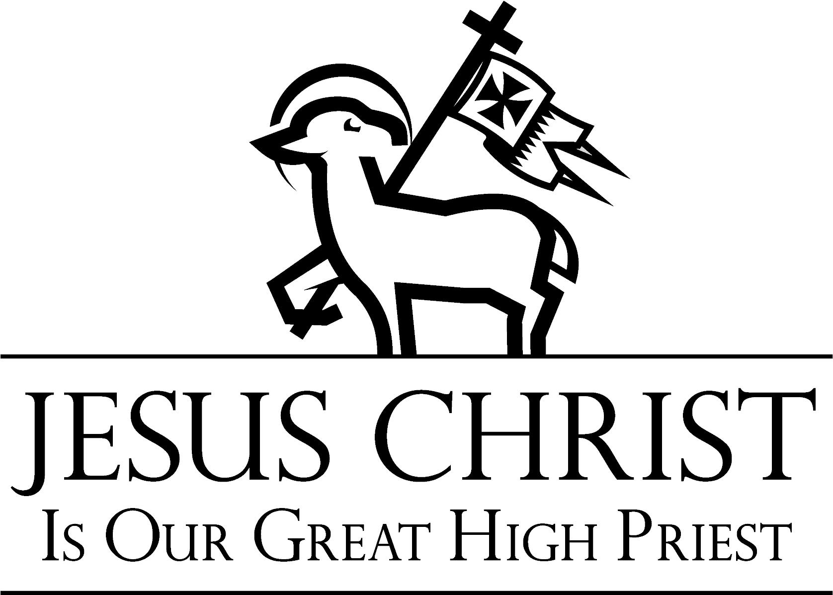 Regular Weekend Services Continue Throughout Lent Sat - Jesus Is Our Great High Priest Wels (1679x1213), Png Download