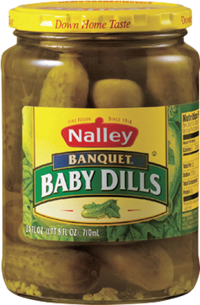 Img 20184119041 - Nalley Banquet Pickles, Crunchy Dills - 24 Fl Oz (580x580), Png Download