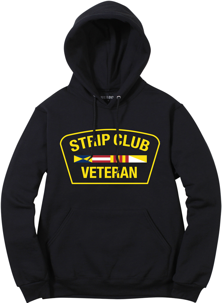 Strip Club Veteran Hoodie - Strip Club Veteran Long Sleeve (949x1024), Png Download