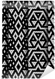 Tribal Monochrome Lace Patterns - White (400x400), Png Download