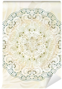 Beautiful Arabesque Lace Pattern Background Vector - Crochet (400x400), Png Download