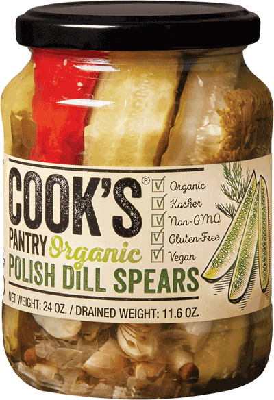 Organic Polish Dill Spears - Cooks Pantry (400x584), Png Download