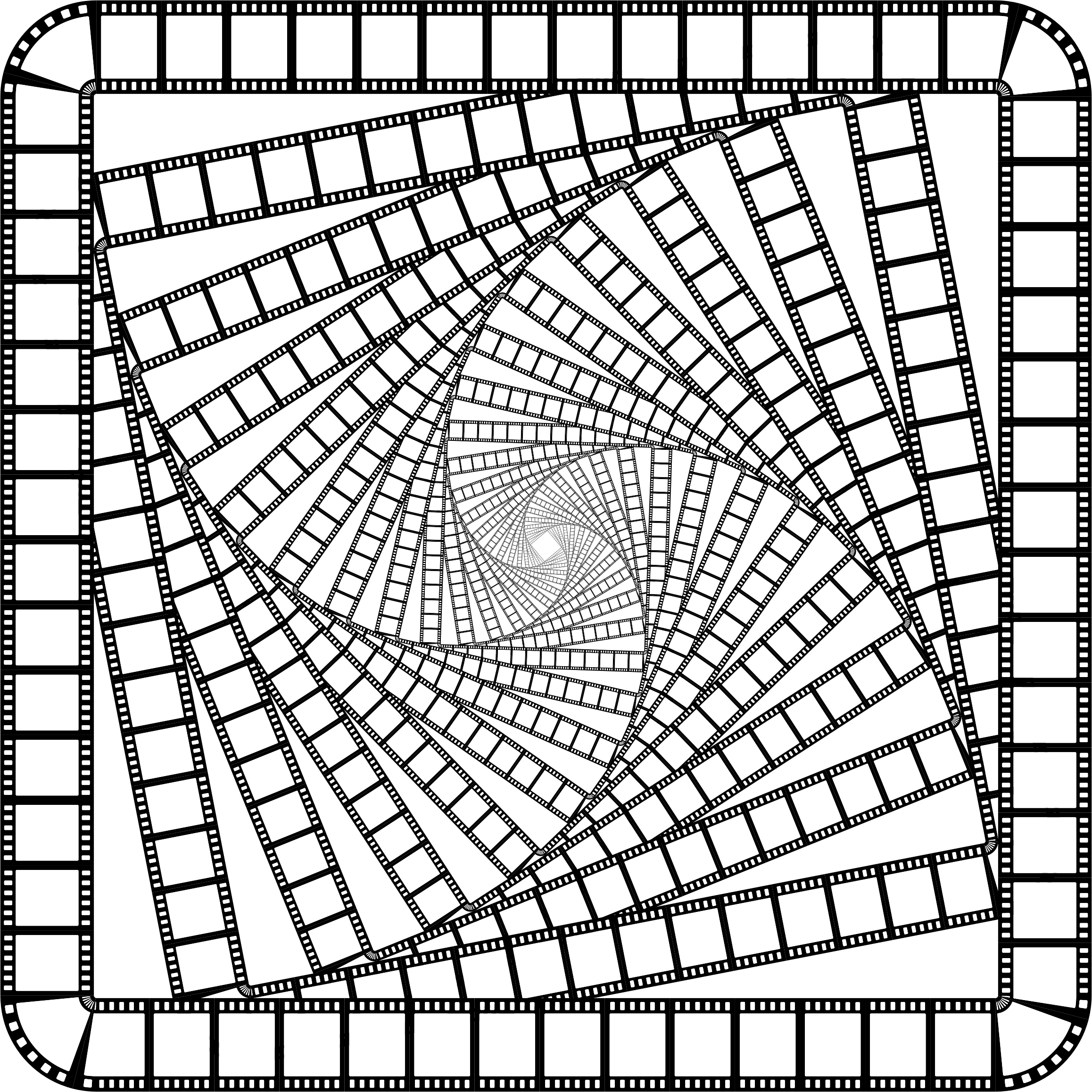 This Free Icons Png Design Of Film Strip Square Frame (2316x2316), Png Download