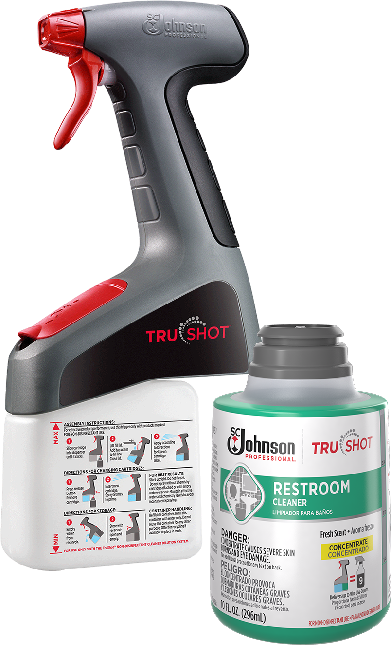 Restroom Non Disinfectant 300 Dpi - Sc Johnson Tru Shot (1500x1500), Png Download